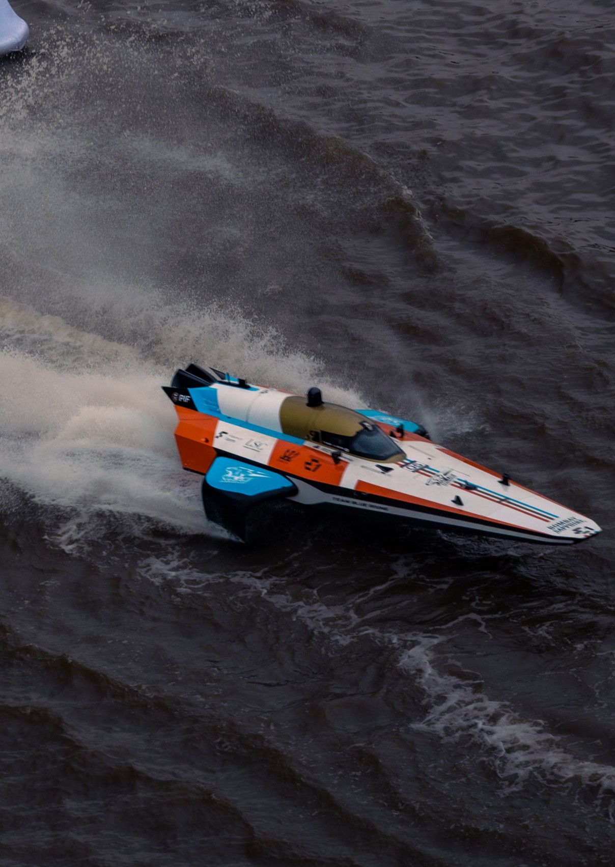 Team Blue Rising RaceBird racing at Lagos E1